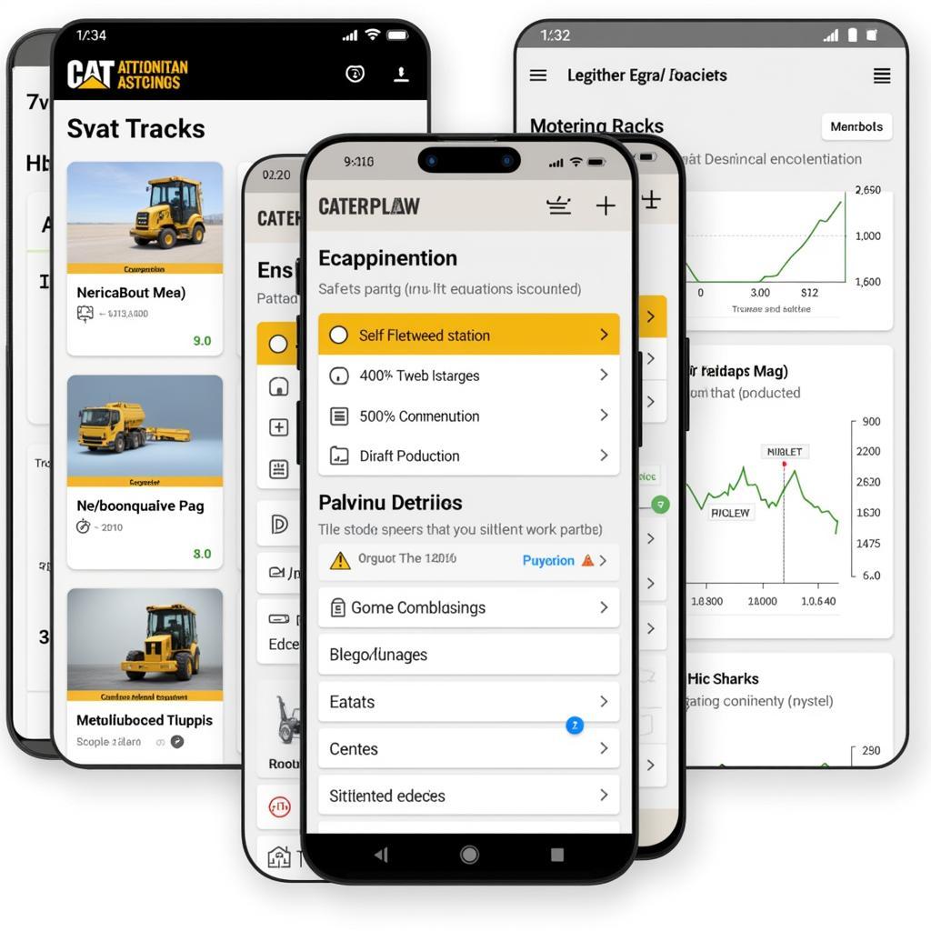 Caterpillar Fleet Production app screenshot