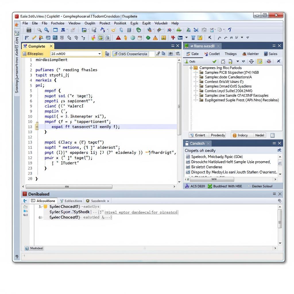 CCS Compiler IDE Screenshot