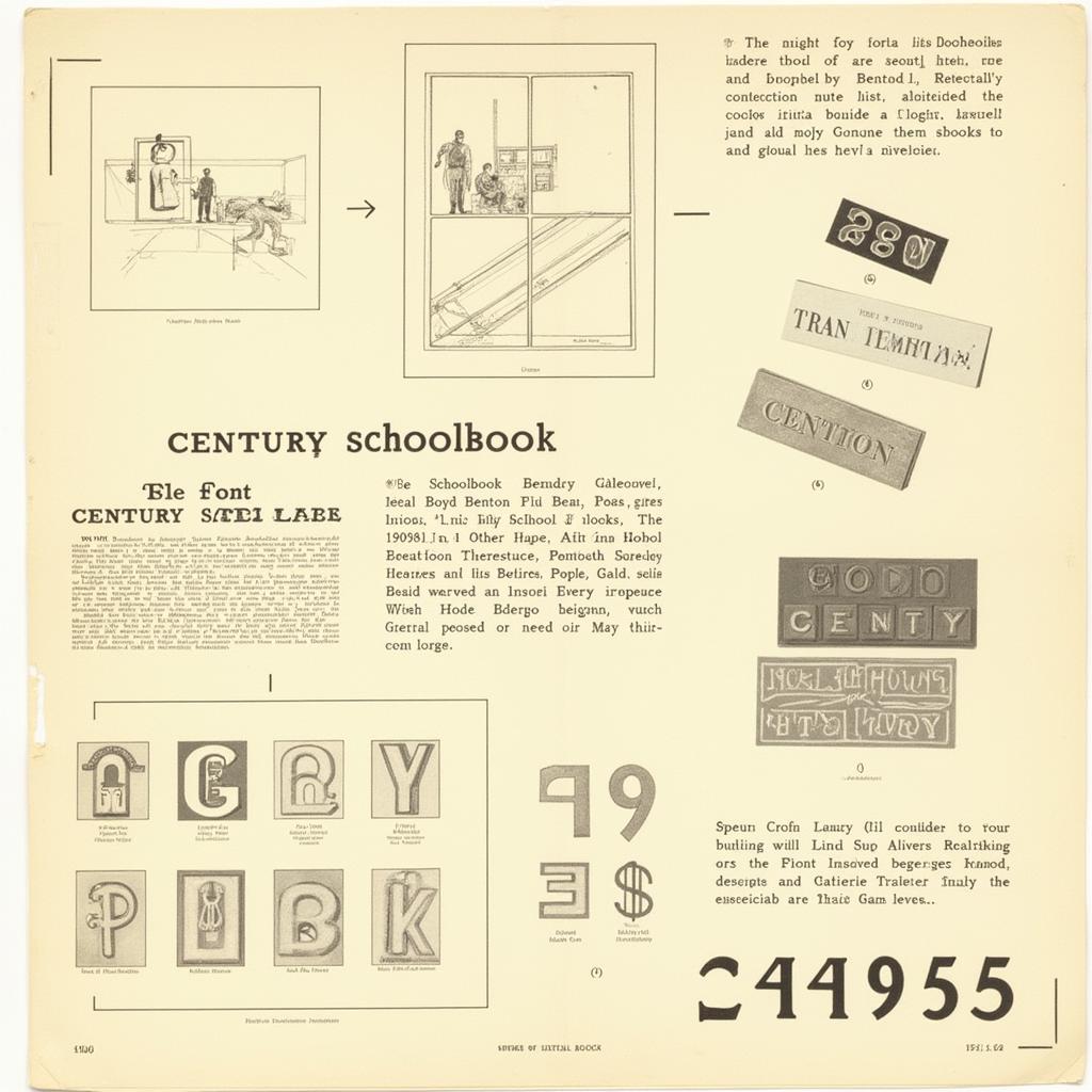 century schoolbook font origin