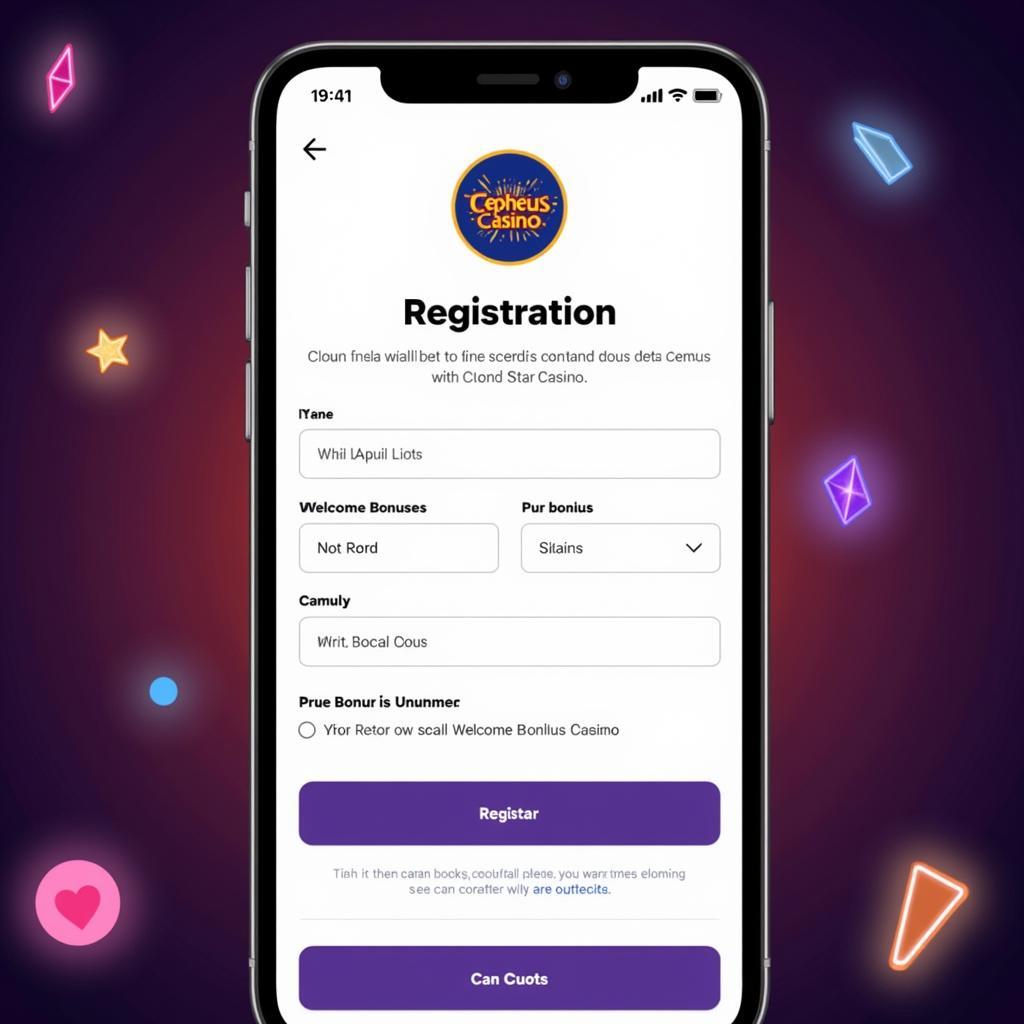 Cepheus Star Casino Registration