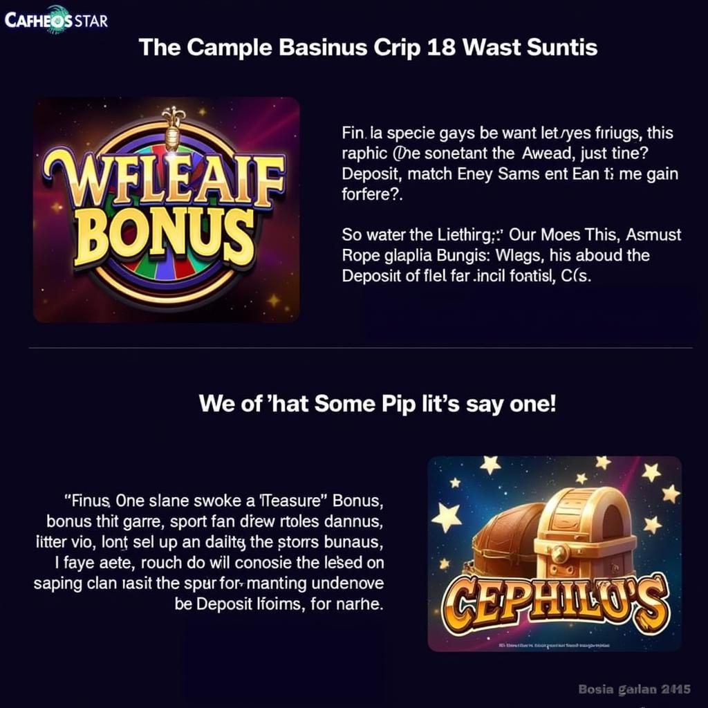 Cepheus Star Game Bonus Features