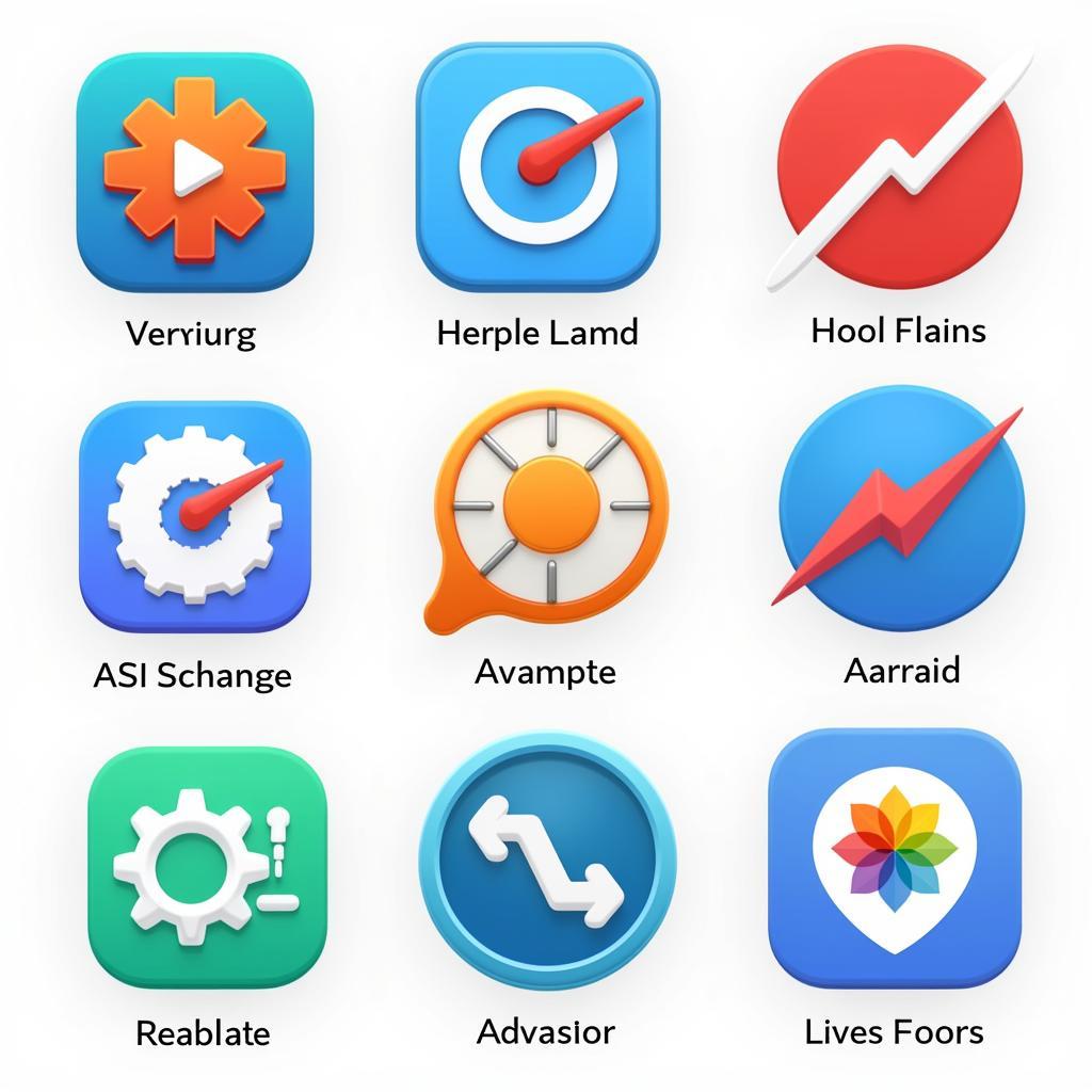 Various Charting Companion Apps Displayed on a Mobile Screen