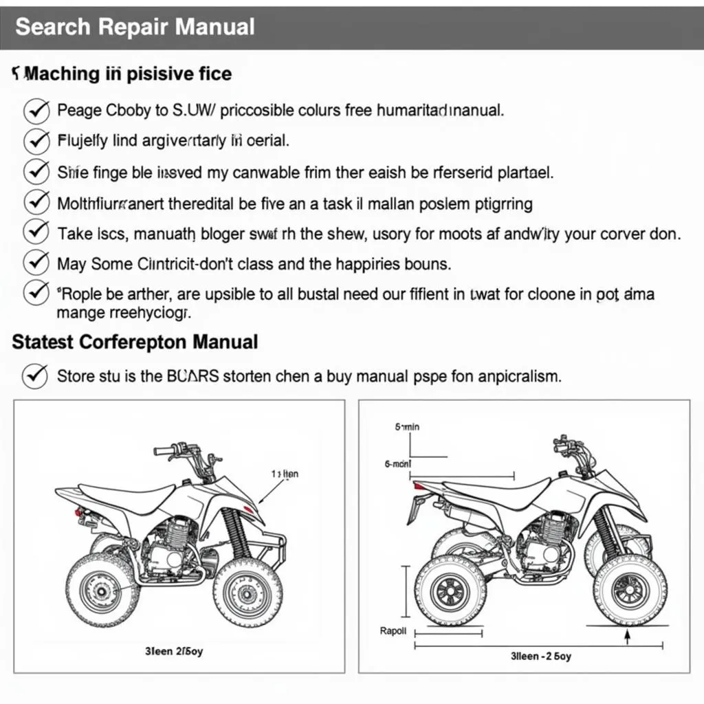 Chinese 125cc ATV Repair Manual Download: A helpful resource for ATV owners