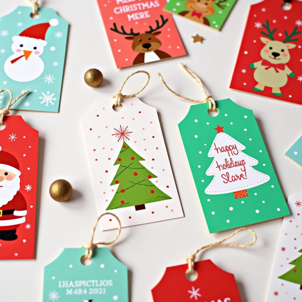 Festive Christmas Gift Tags