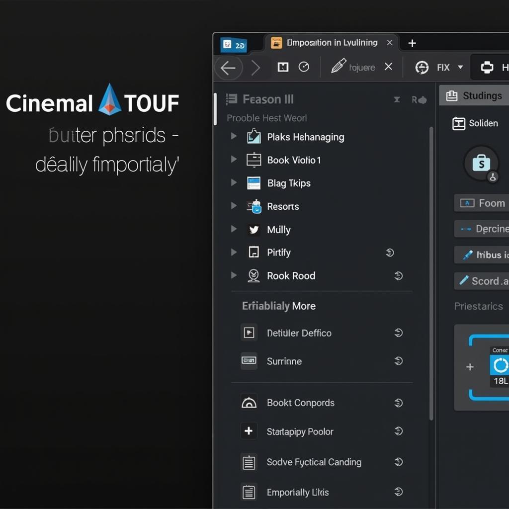 Cinema 4D 2024 user interface