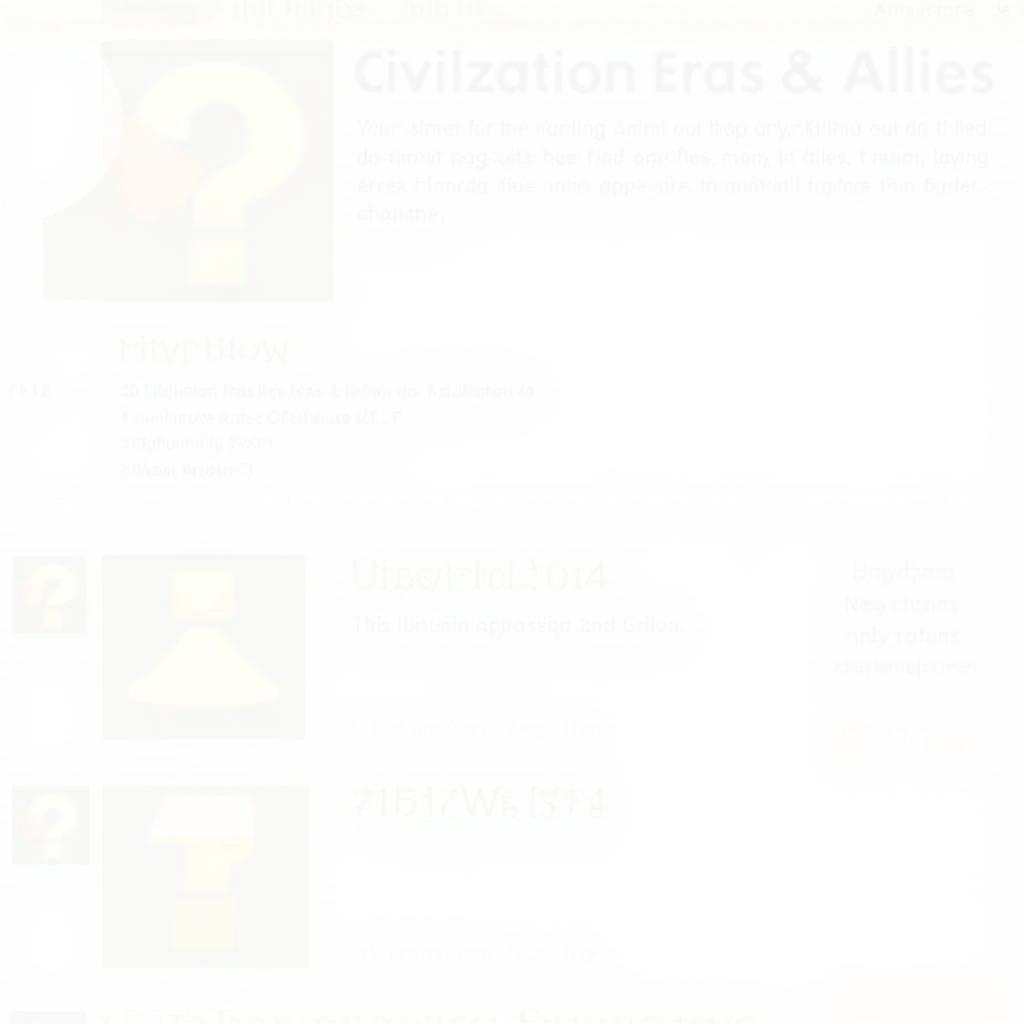 Civilization Eras & Allies Download Screen