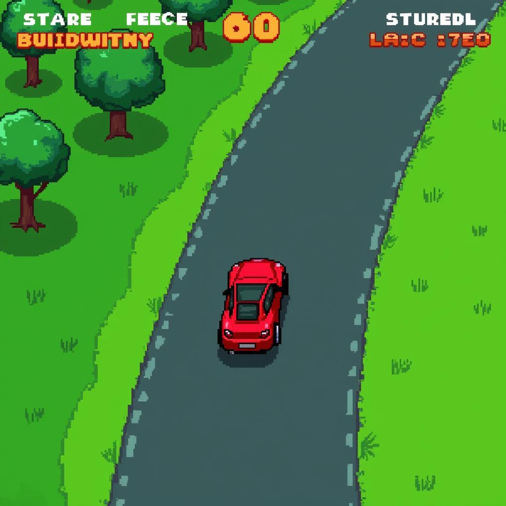 Classic 3GP Car Game Screenshot