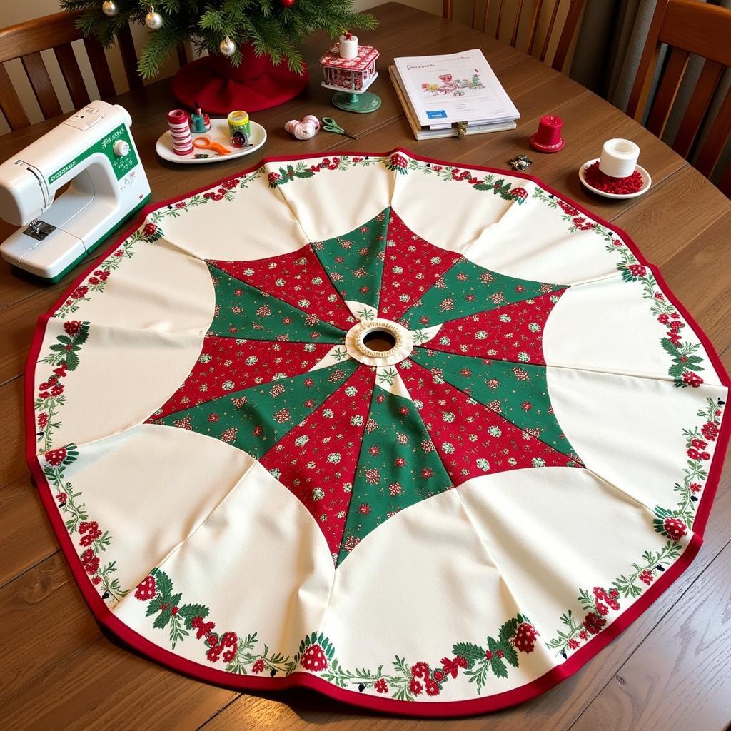 Classic Christmas Tree Skirt Pattern