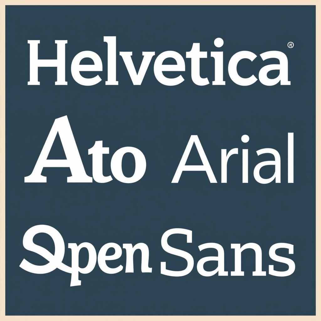 Clean and Modern Sans-Serif Fonts