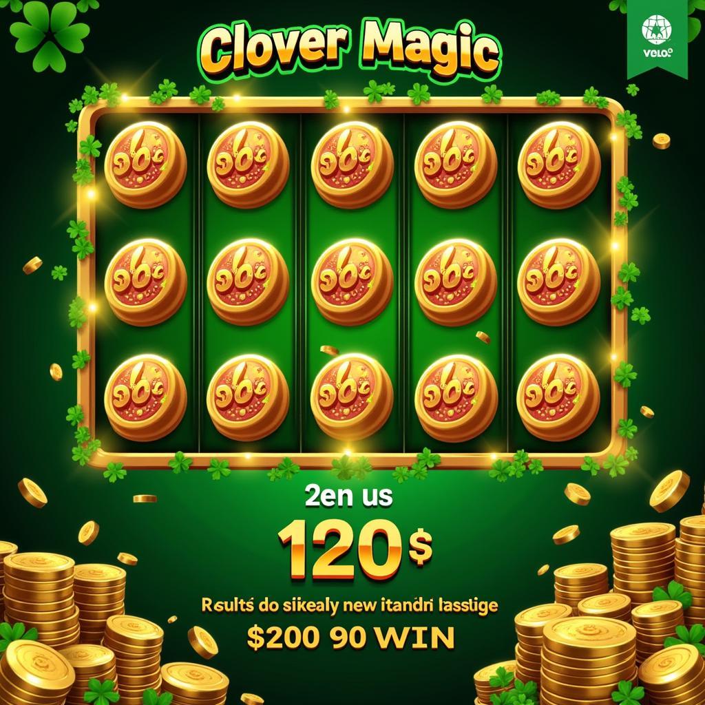 clover magic slots real money win screen