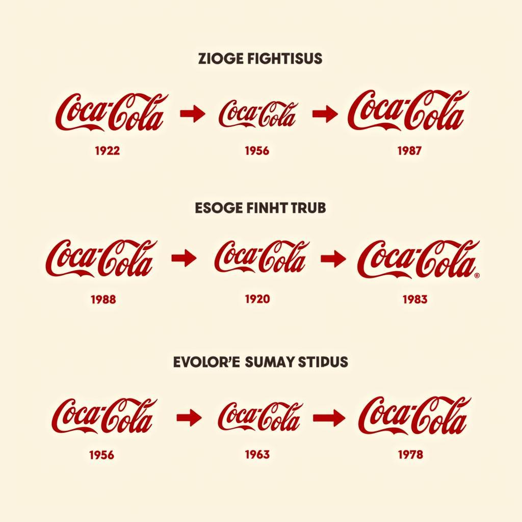 Evolution of the Coca-Cola Logo