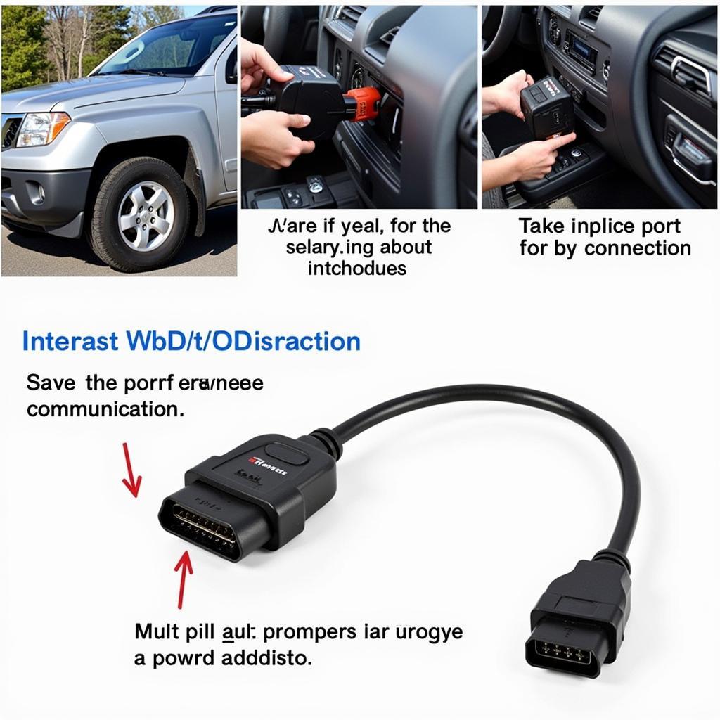 Connecting Witech 2 to a car's OBD port