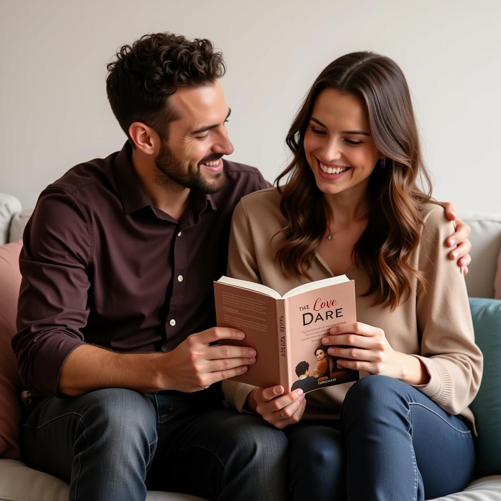 Couple Reading The Love Dare