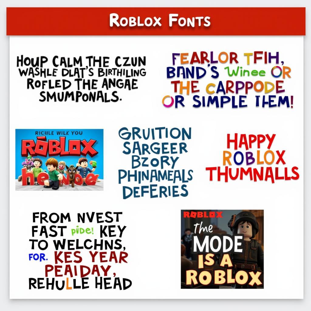 Creative Uses for Roblox Font