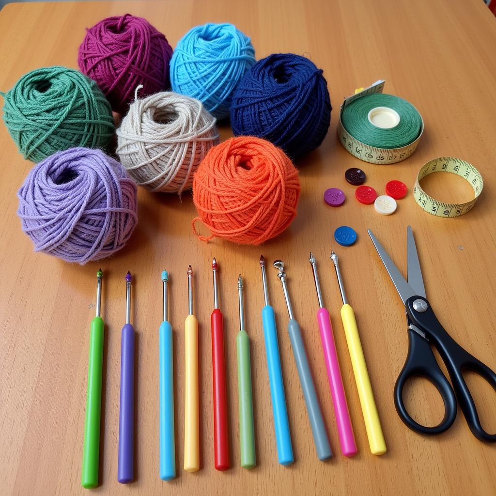 Essential Tools and Materials for Crocheting Doll Clothes