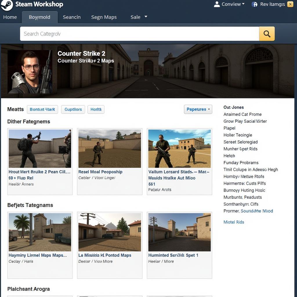 Browsing CS2 Workshop Maps