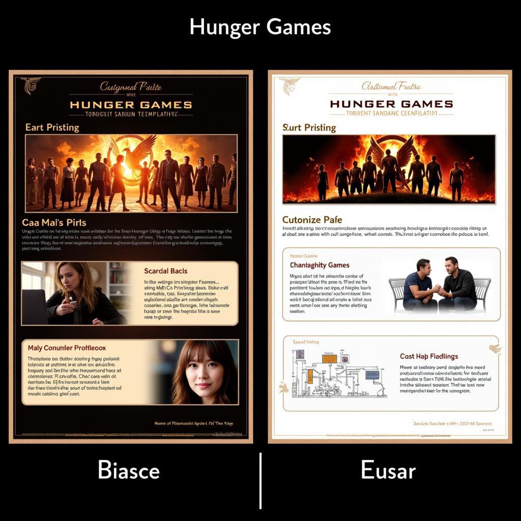 Customizing your Hunger Games PPT template