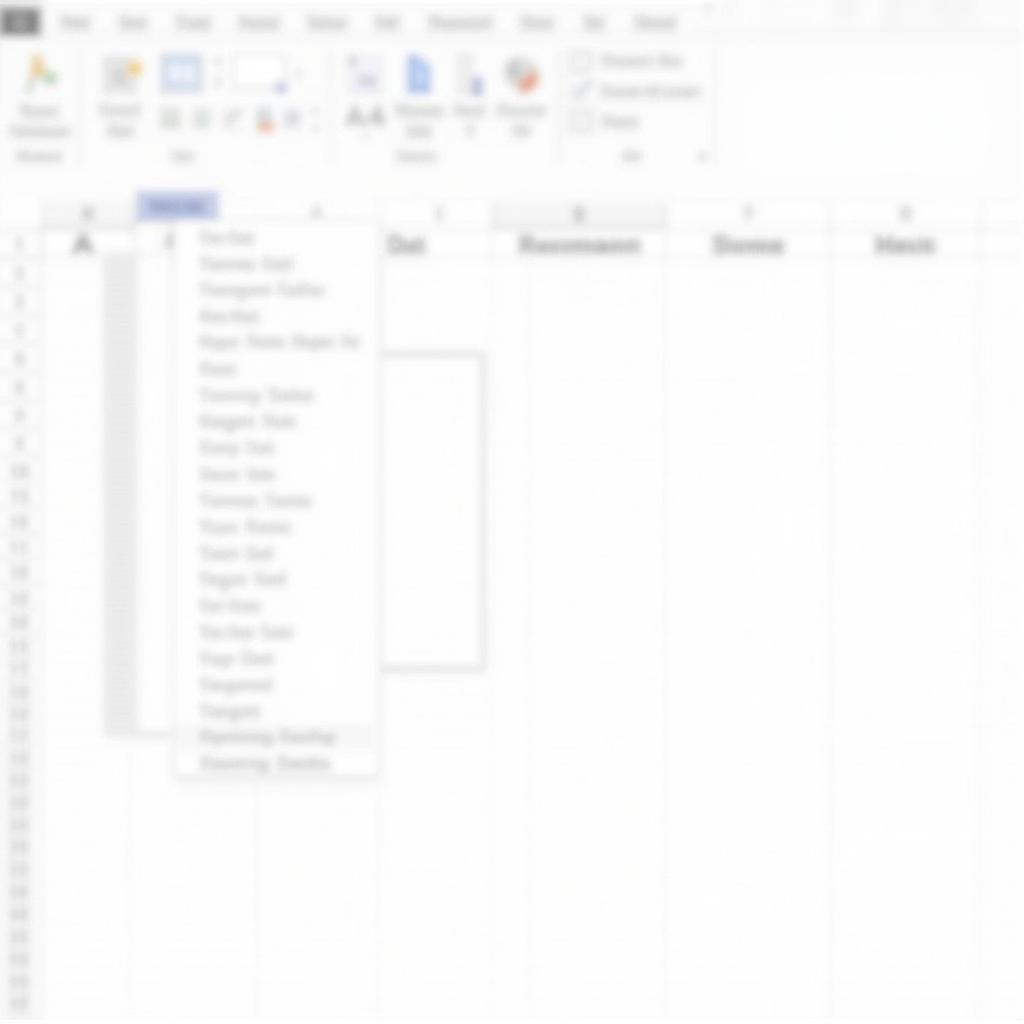 Customizing Training Matrix in Excel