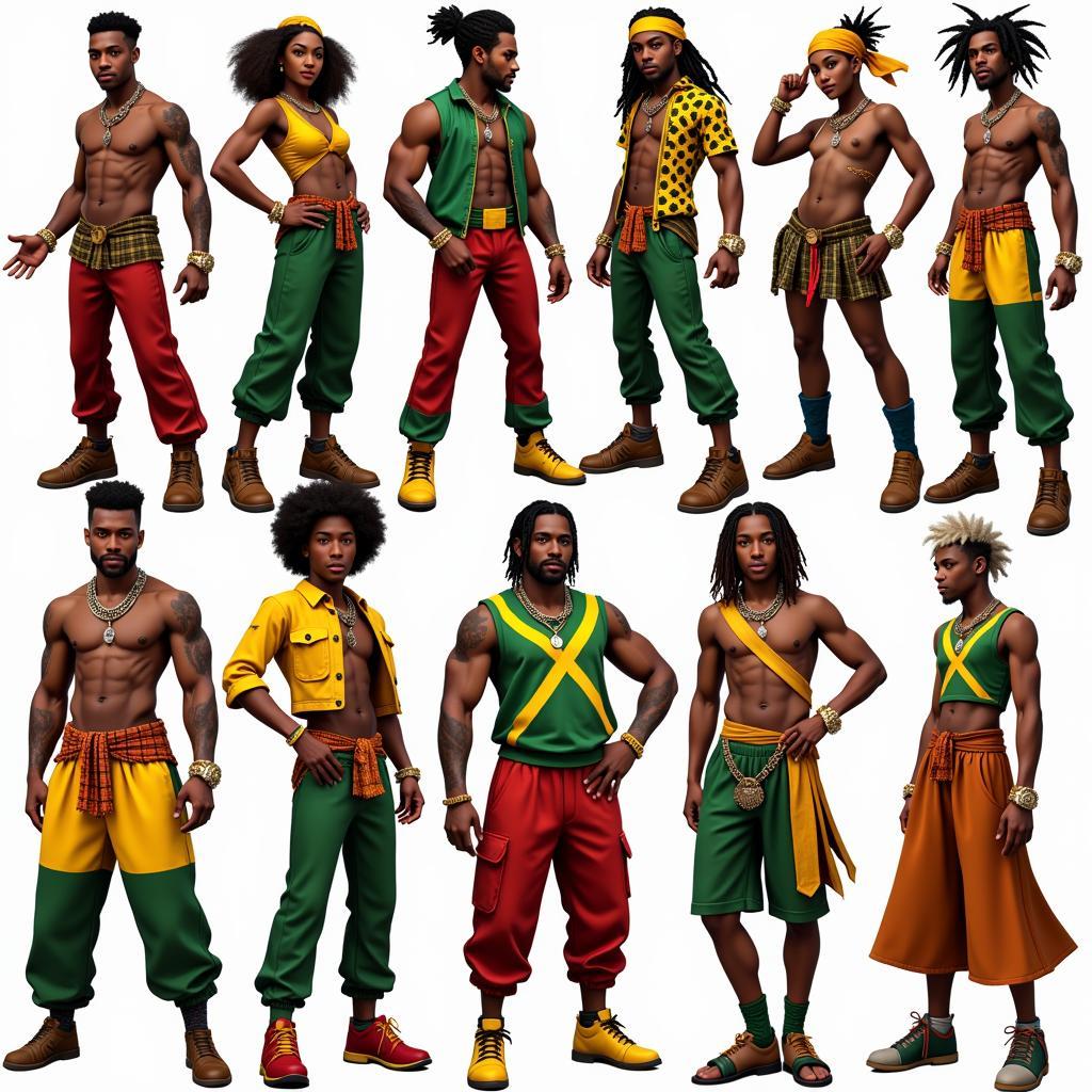 Dancehall Skin Examples