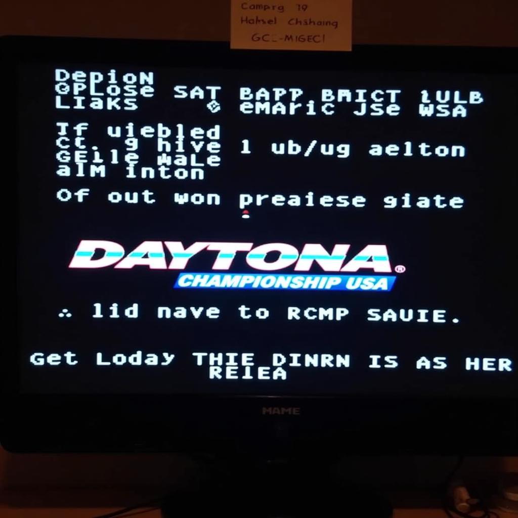 Setting Up Daytona USA Emulator