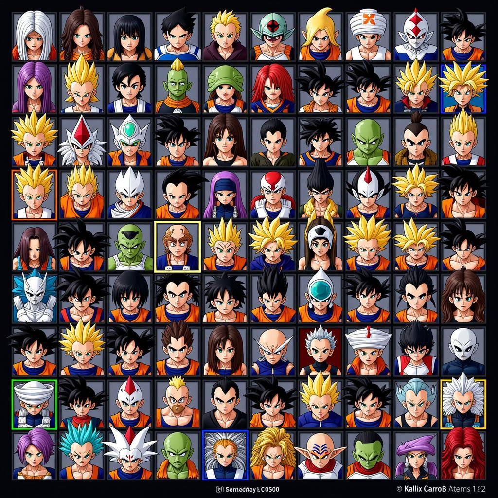 Dragon Ball Z Budokai Tenkaichi 3 Roster