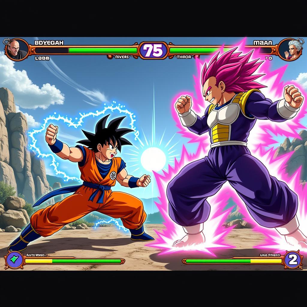 DBZ Mugen Gameplay Screenshot