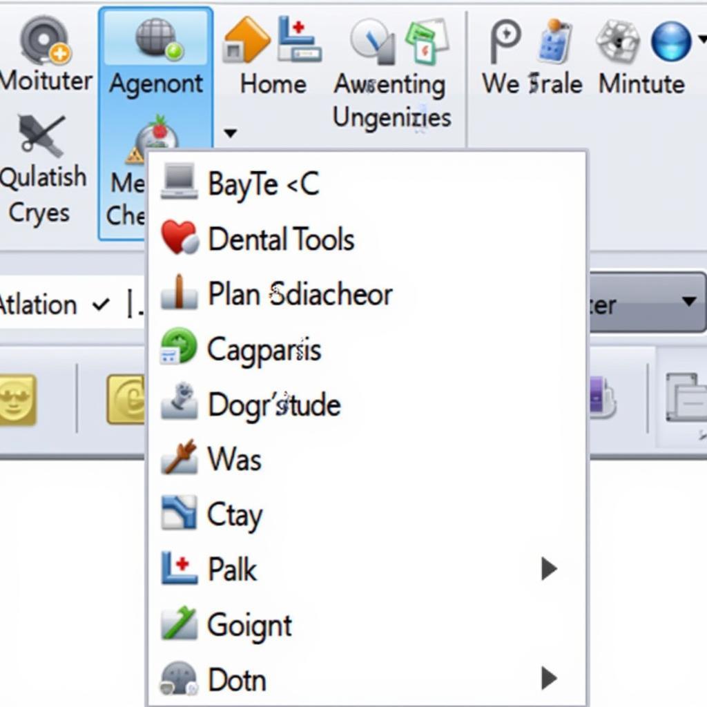 DentalCAD software interface