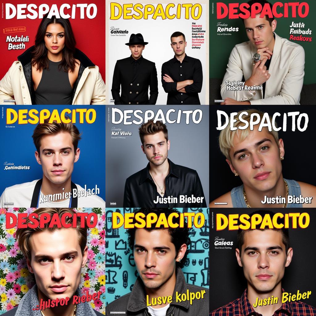 Multiple Versions of Despacito Song Cover Art