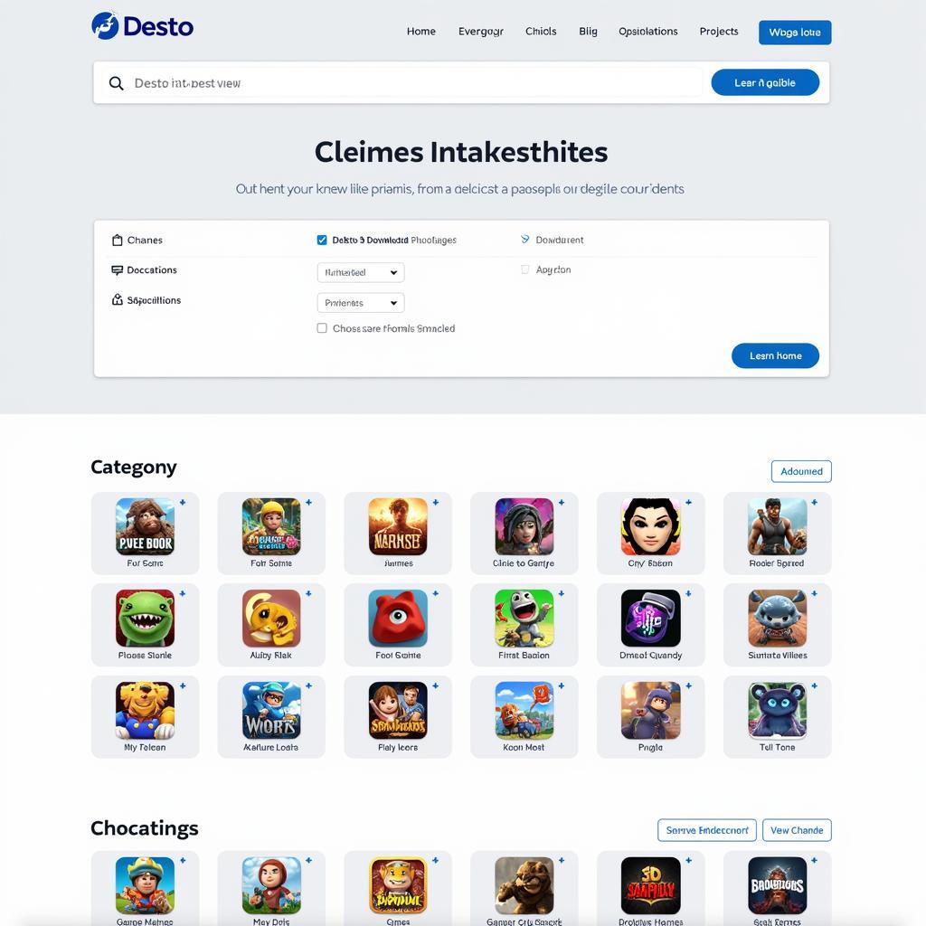 Desto Download Interface