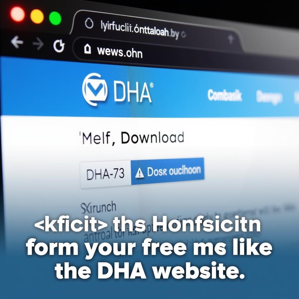 DHA-73 Form Download