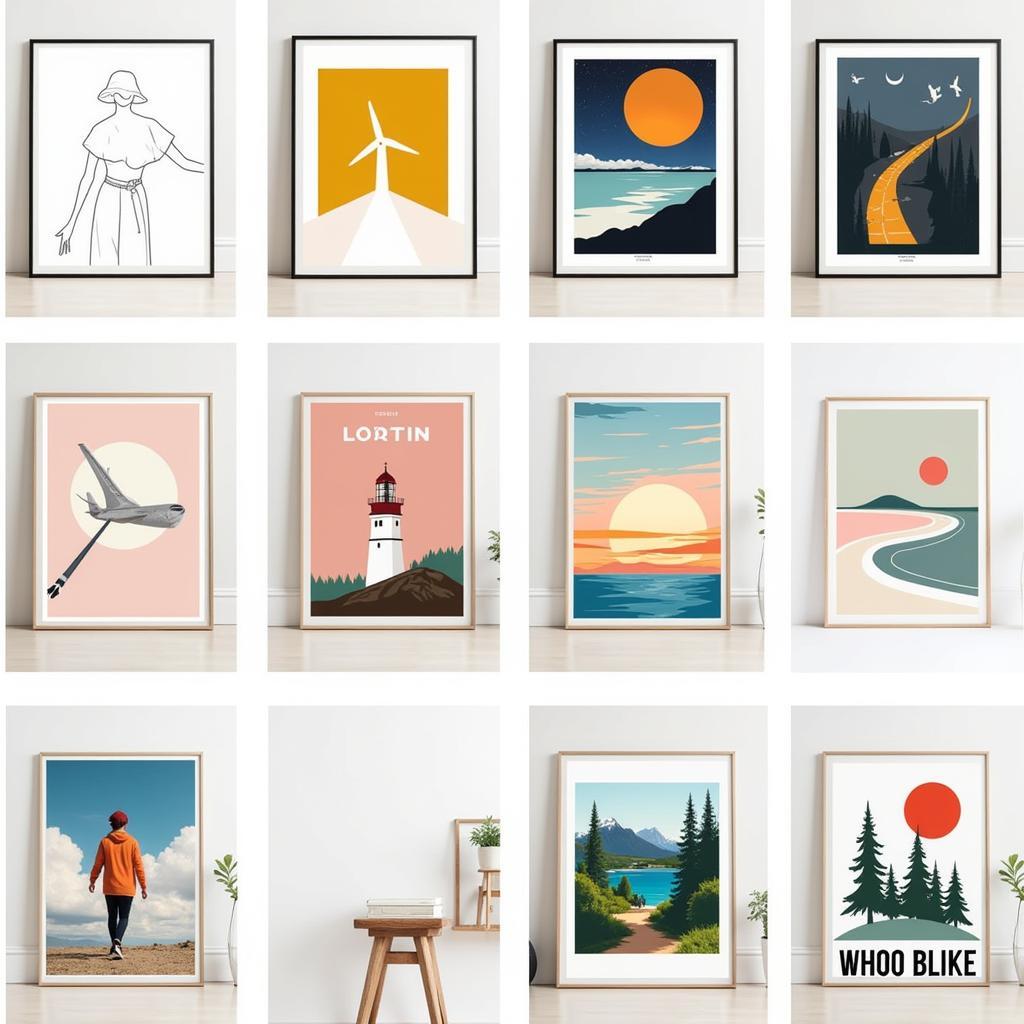 Variety of Digital Download Posters