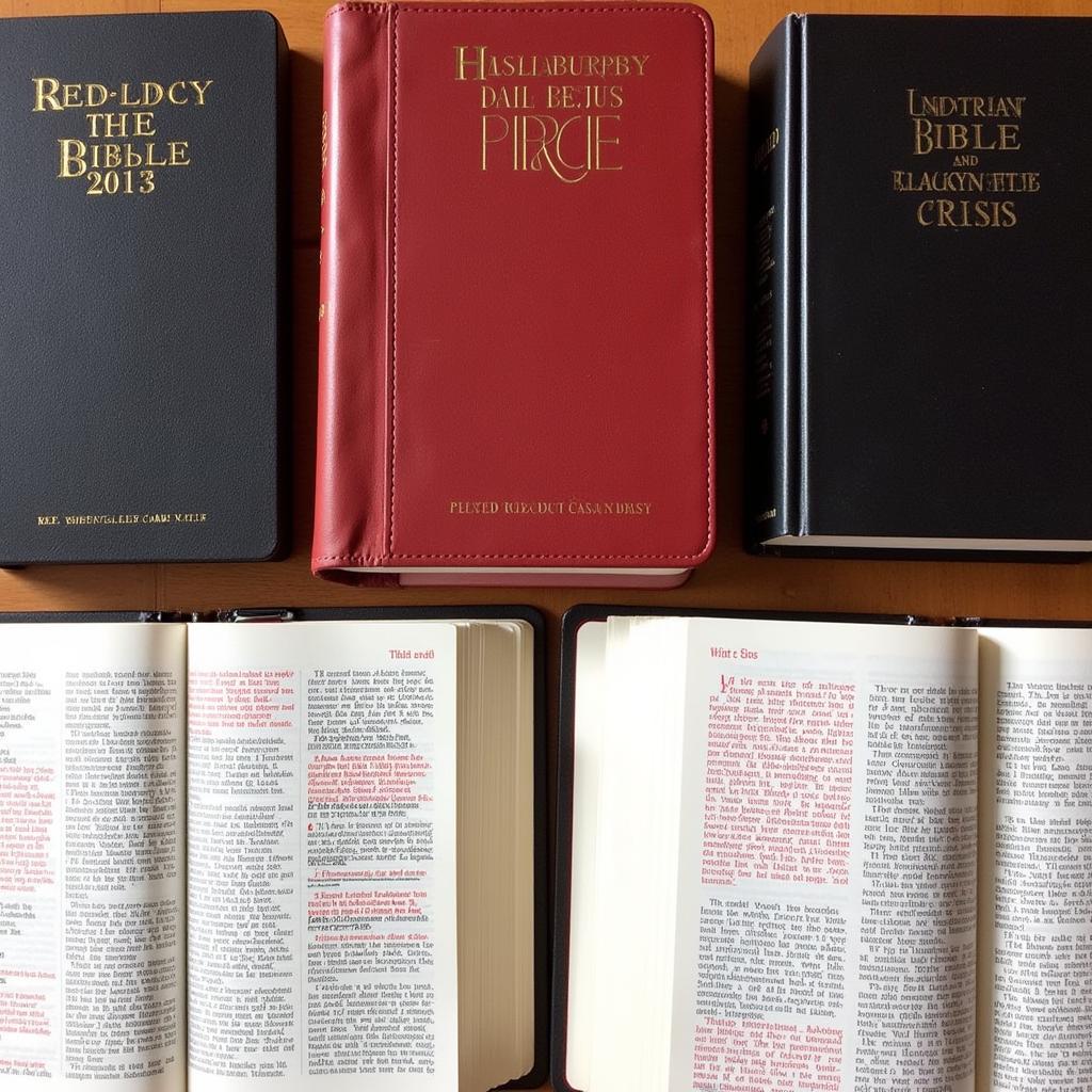 Various Red Letter Bible Editions