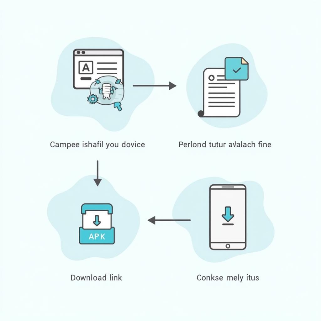 direct apk download process illustration