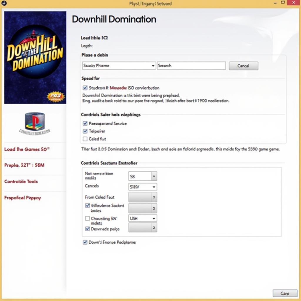 Downhill Domination emulator setup