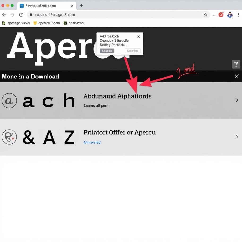 Downloading Apercu Font for Android Games