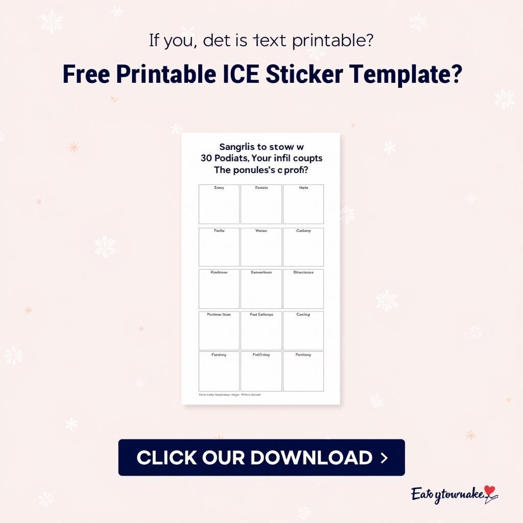  Download Free ICE Sticker Button