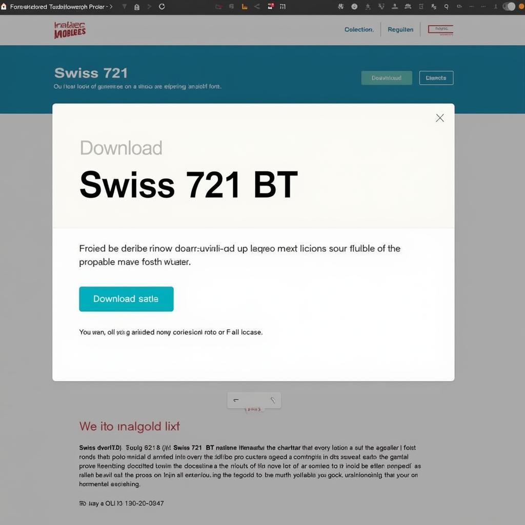 Download Swiss 721 BT Font