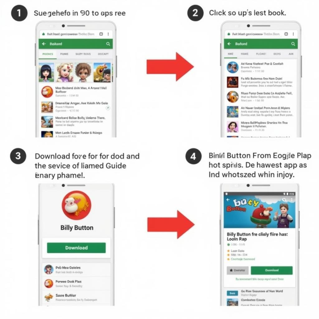 Downloading Billy Button from Google Play Store