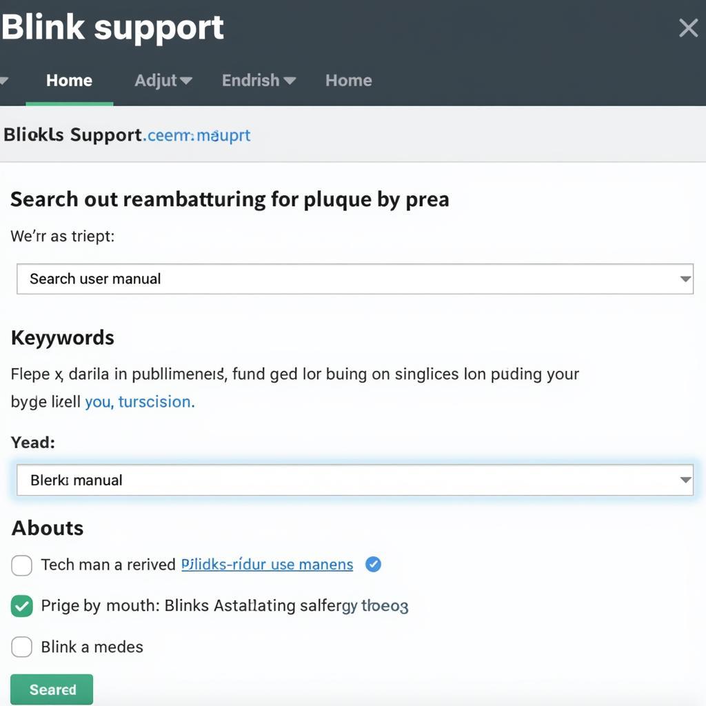 Downloading the Blink User Manual