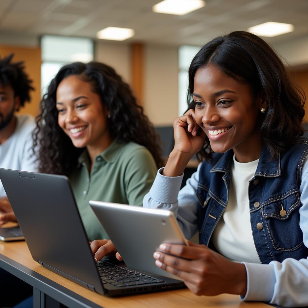 Students downloading Canvas videos for offline access