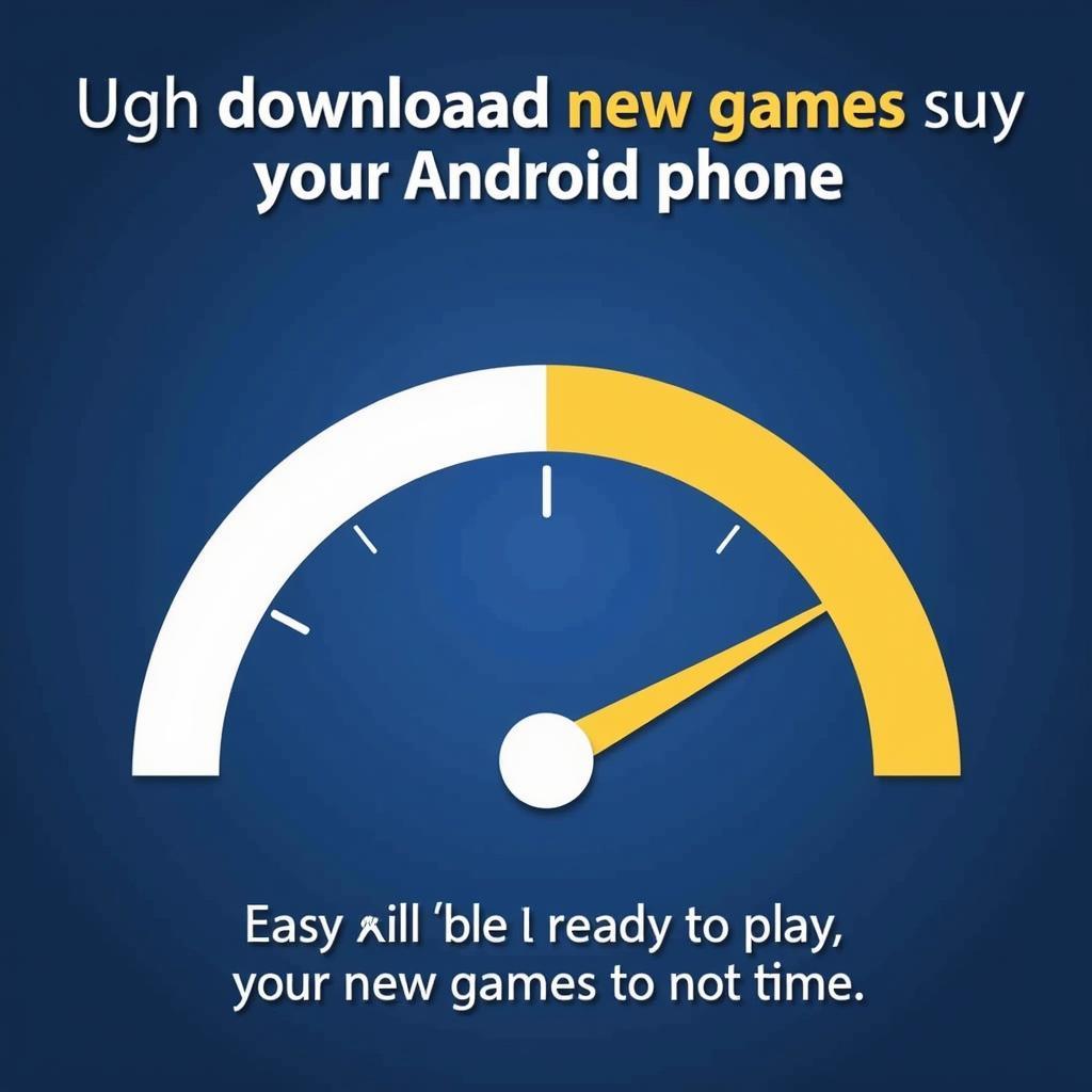 Close-up of a phone screen showing a game downloading from the Google Play Store. The progress bar indicates it's almost finished.