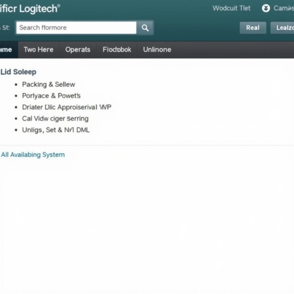 Logitech Driver Download Page