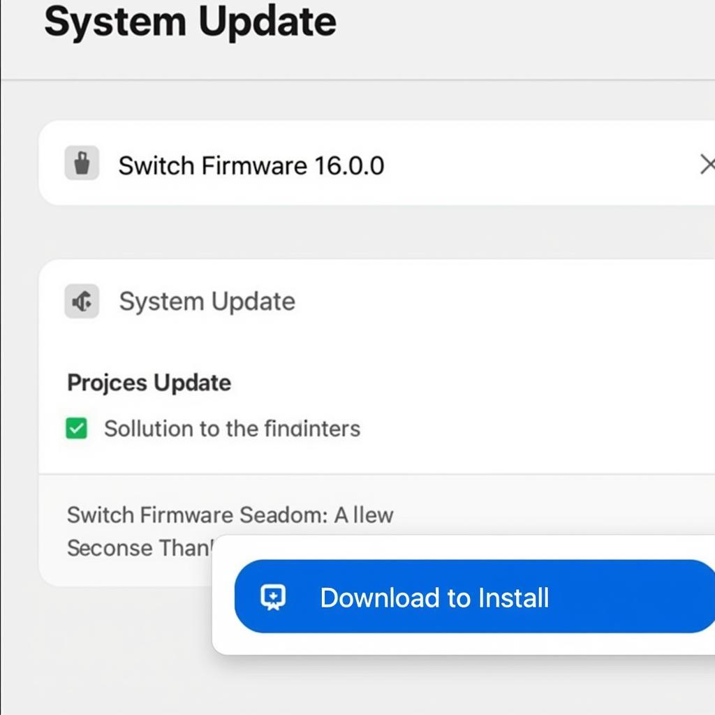 Downloading Switch Firmware