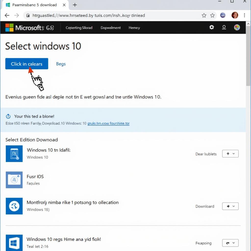 Downloading Windows 10 ISO file