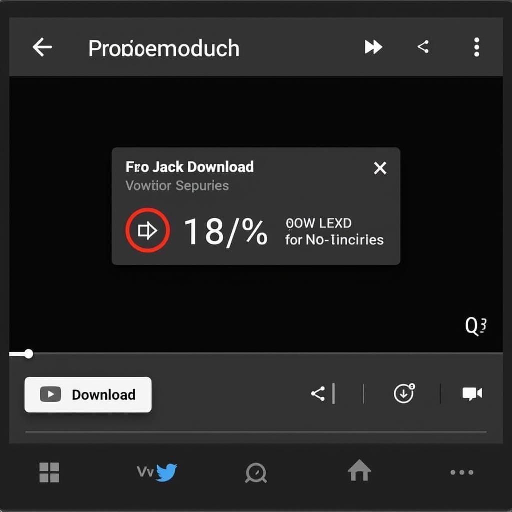 Downloading YouTube Video Progress Bar