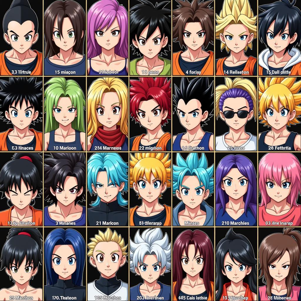 Dragon Ball Fusions Character Roster