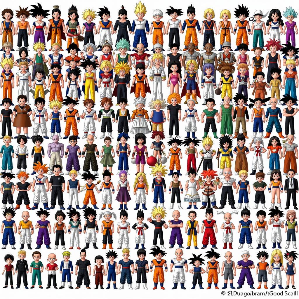 Dragon Ball Z Tenkaichi 3 character roster