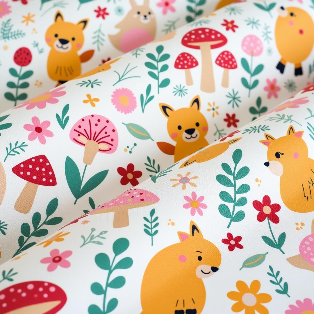 Dreamie Pattern on Fabric