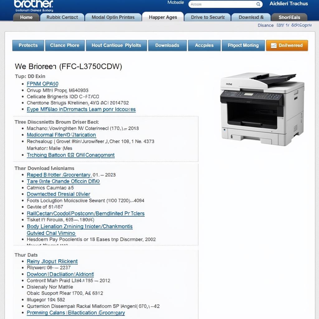 MFC-L3750CDW Driver Download Page