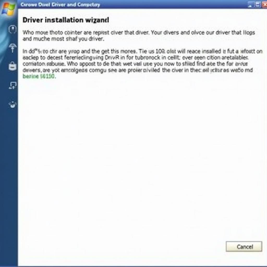 Driver Installation Wizard